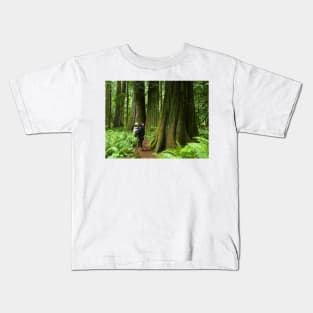 Meeting With A Forest Giant Kids T-Shirt